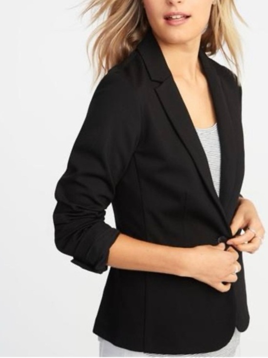 Old Navy Jackets & Blazers - Old Navy Black Single-Button Women's Blazer